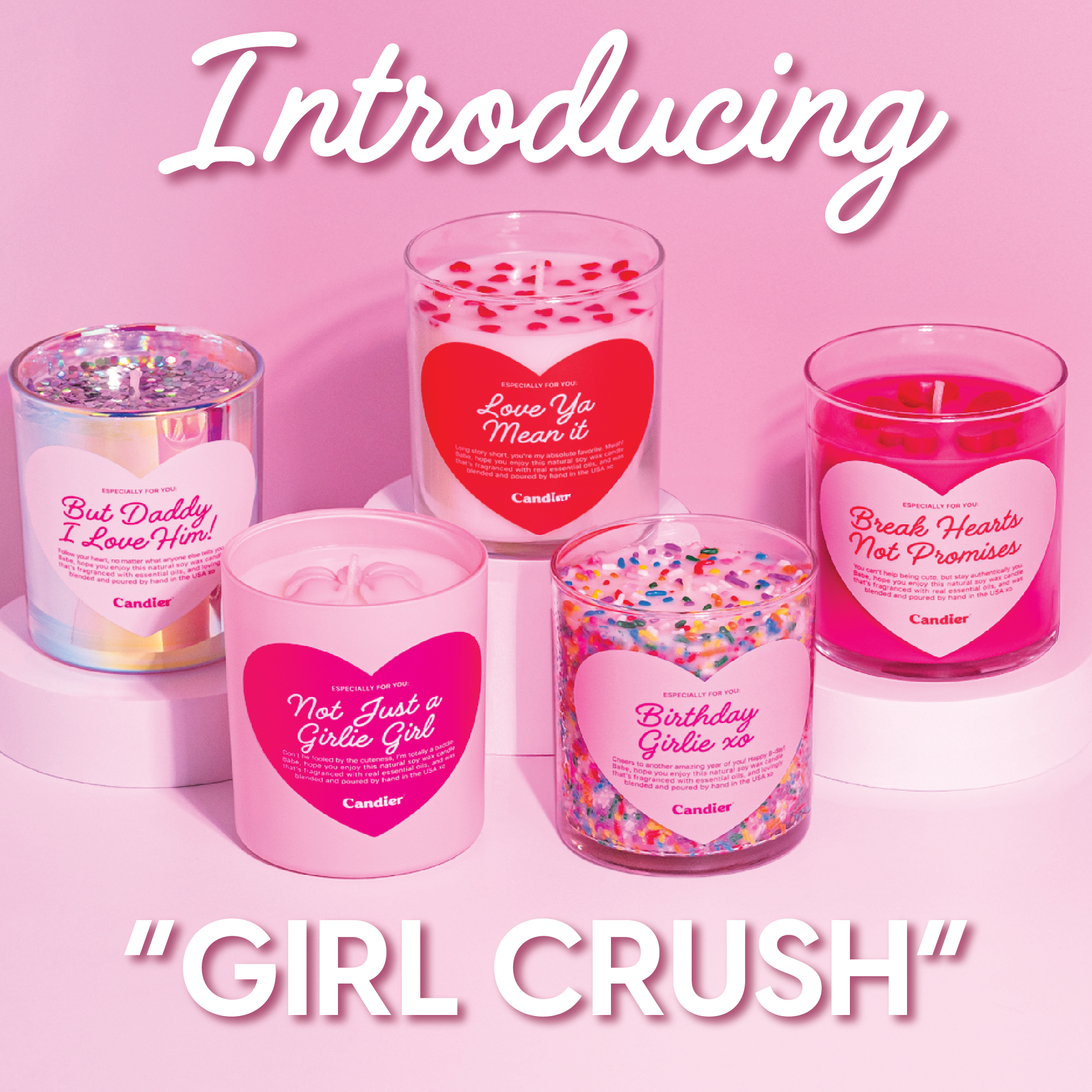 Candier® Launches "Girl Crush": A New Candle Collection for 2025 That’s Too Cute to Burn