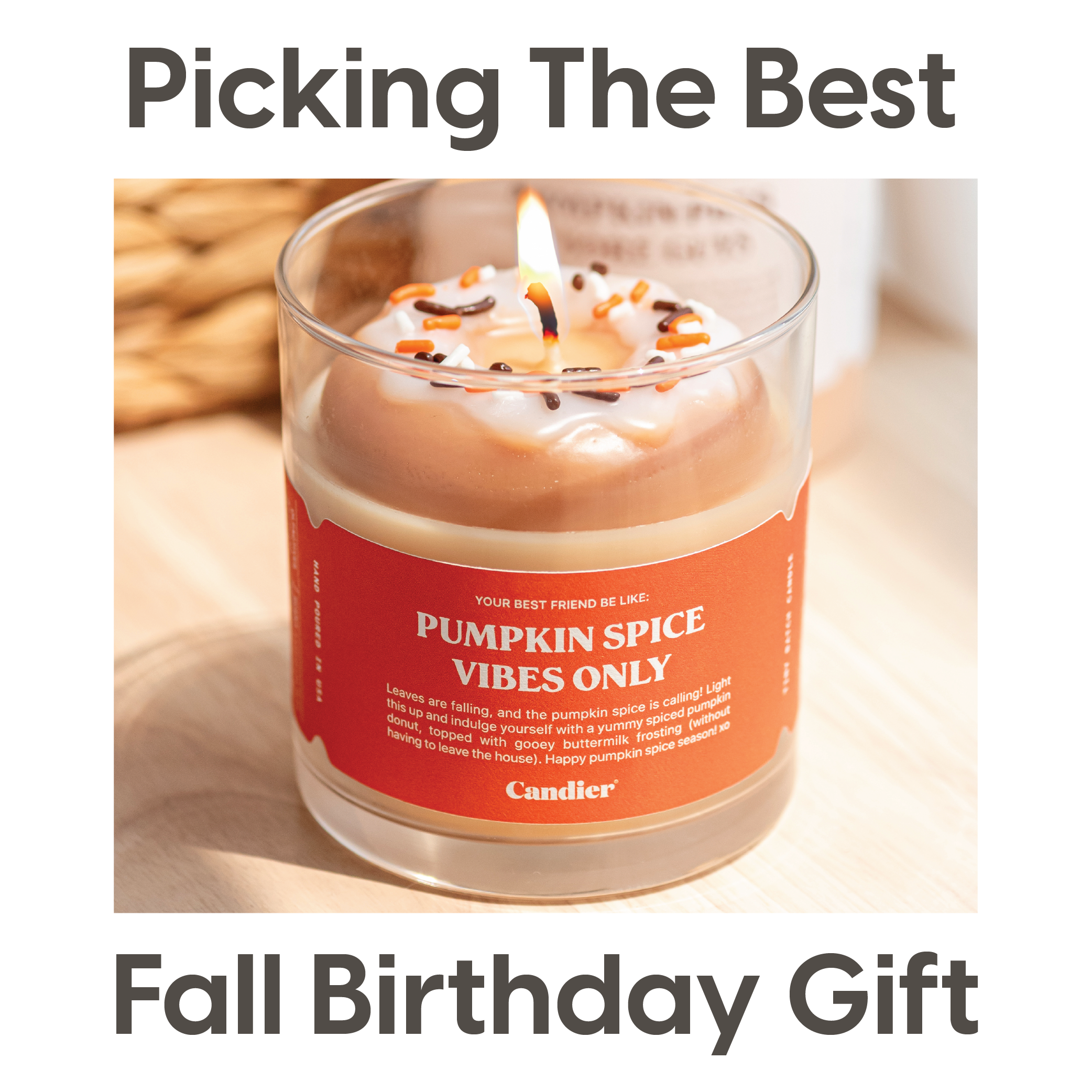 Picking Out the Perfect Fall Birthday Gift for Candle Lovers