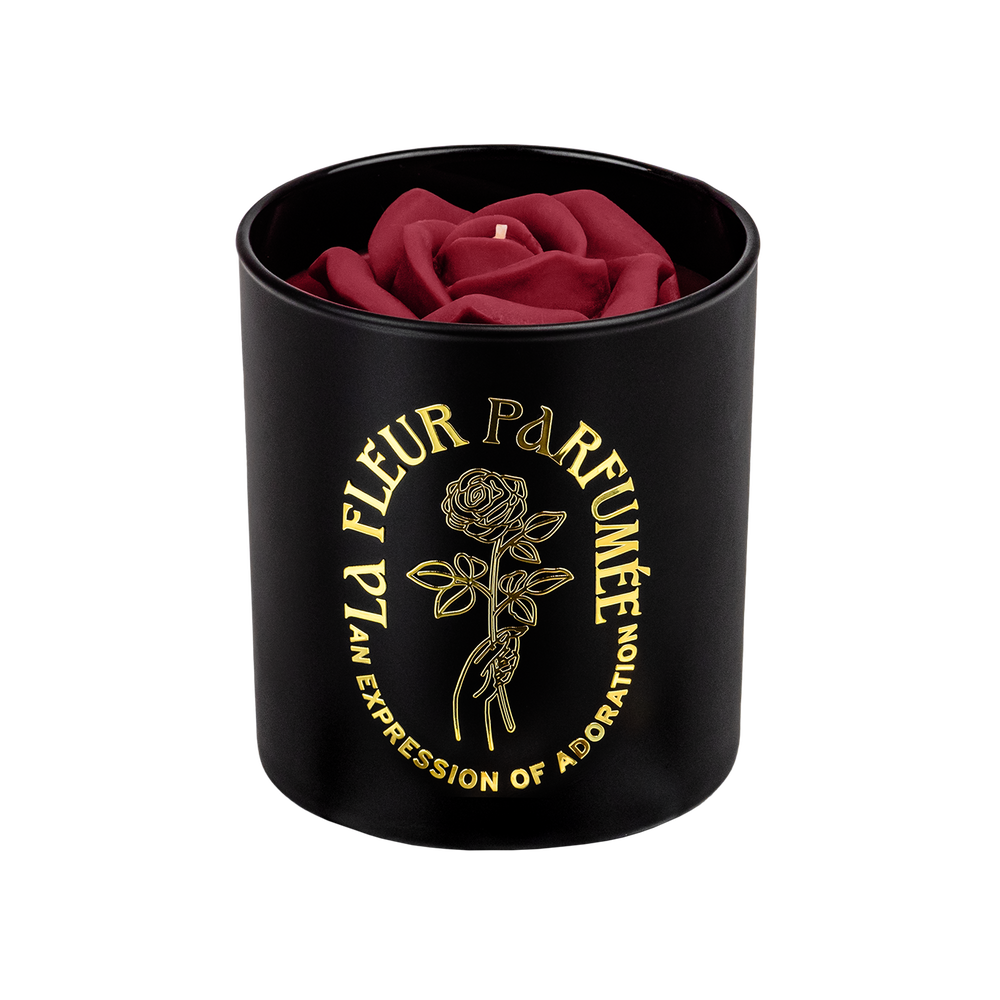 LA FLEUR - SIGNATURE ROSE SCENTED CANDLE | Luxury Soy Candle