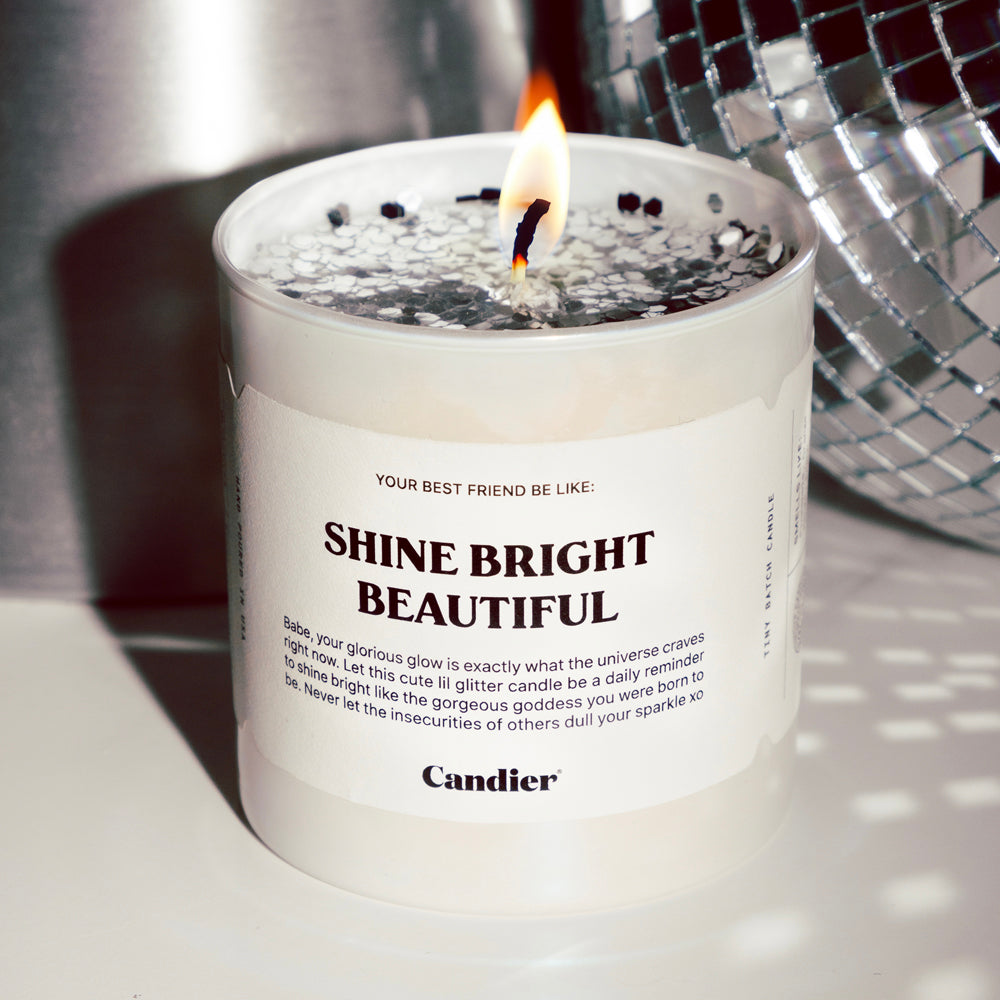 Bright glow deals candle