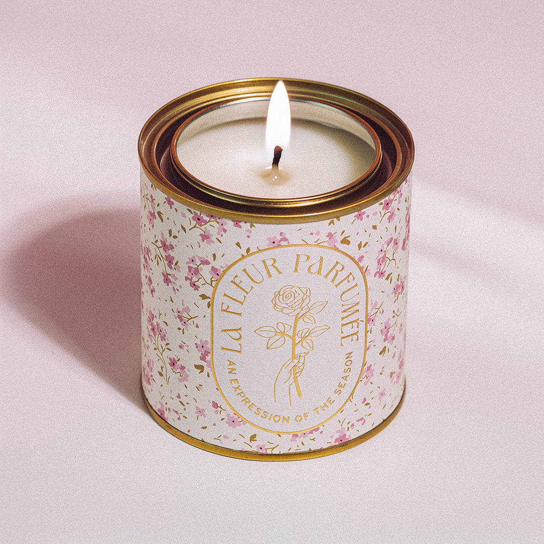 La Fleur Candier clean-scent luxury coquette candles made with soy wax & essential oils. A cruelty-free, phthalate-free, and elegant floral candle—ideal for romantic gifts for women.