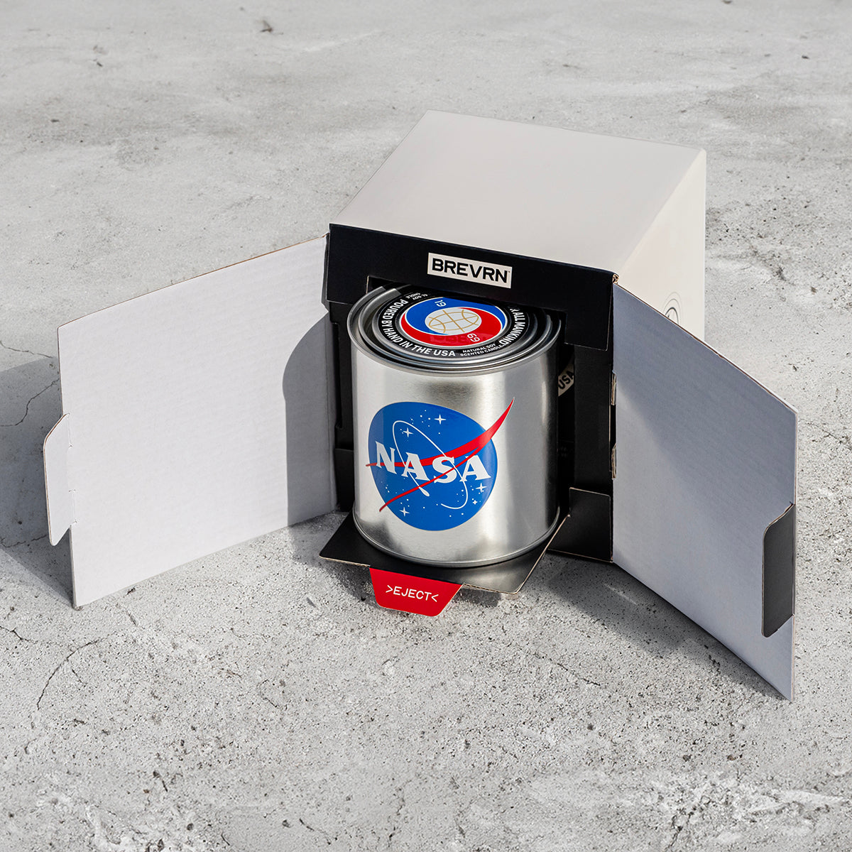 NASA Candle with collector’s box - premium soy wax, hand-poured in the USA, designed for science and space enthusiasts