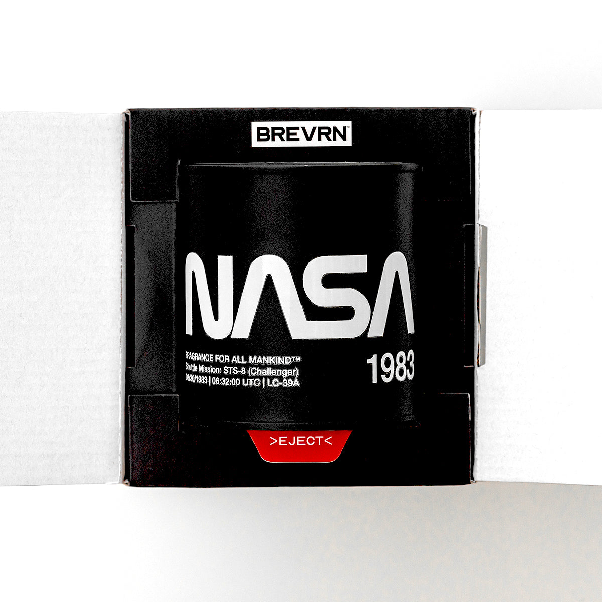 NASA 1983 Limited Edition Candle – Masculine, Sophisticated Fragrance in a Steel NASA Canister and presentation box for Gift-Giving & Collectors