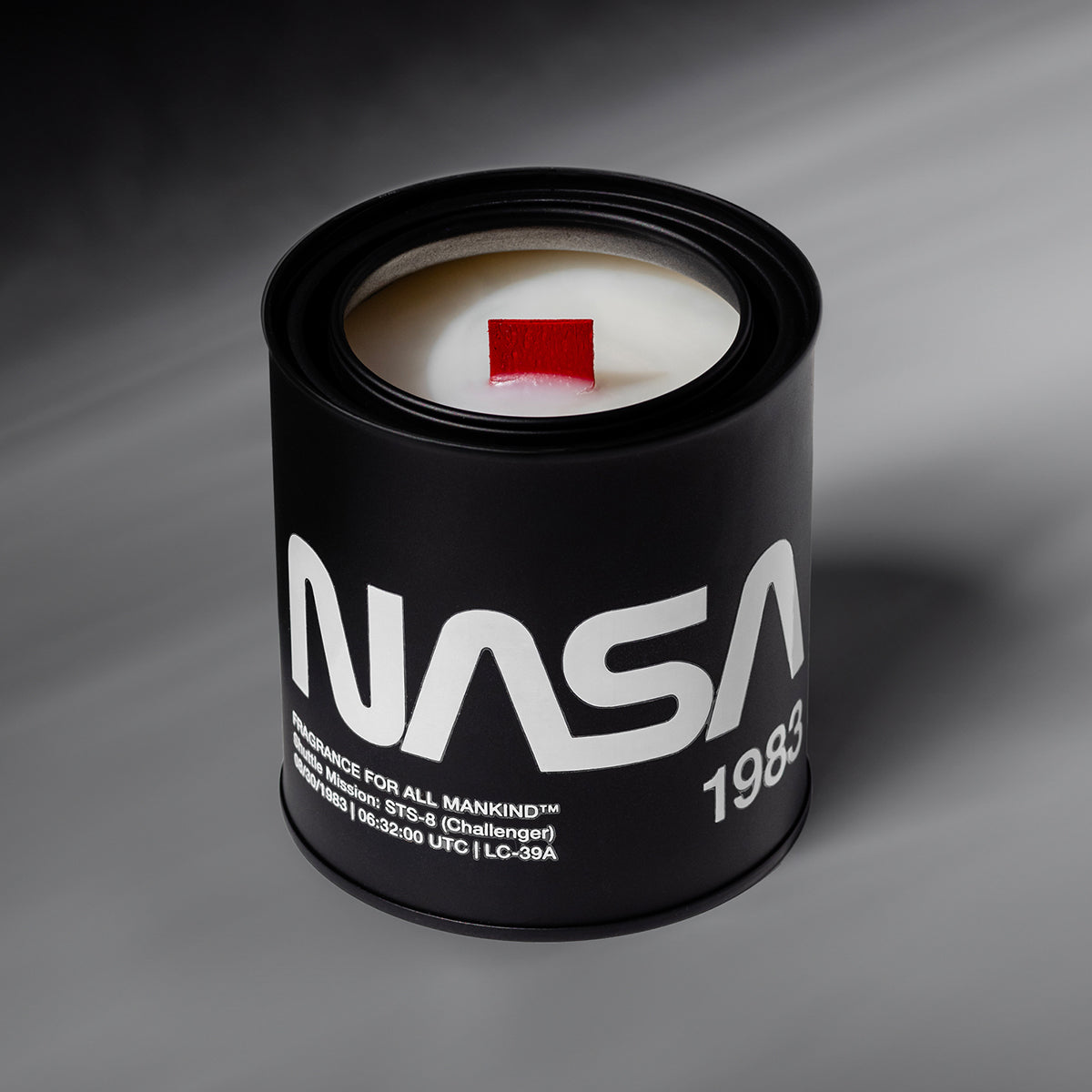 BREVRN NASA 1983 Candle – Hand-Poured, Clean-Burning Soy Wax Candle with Bold, Innovative Scent & Modern Space-Inspired Design