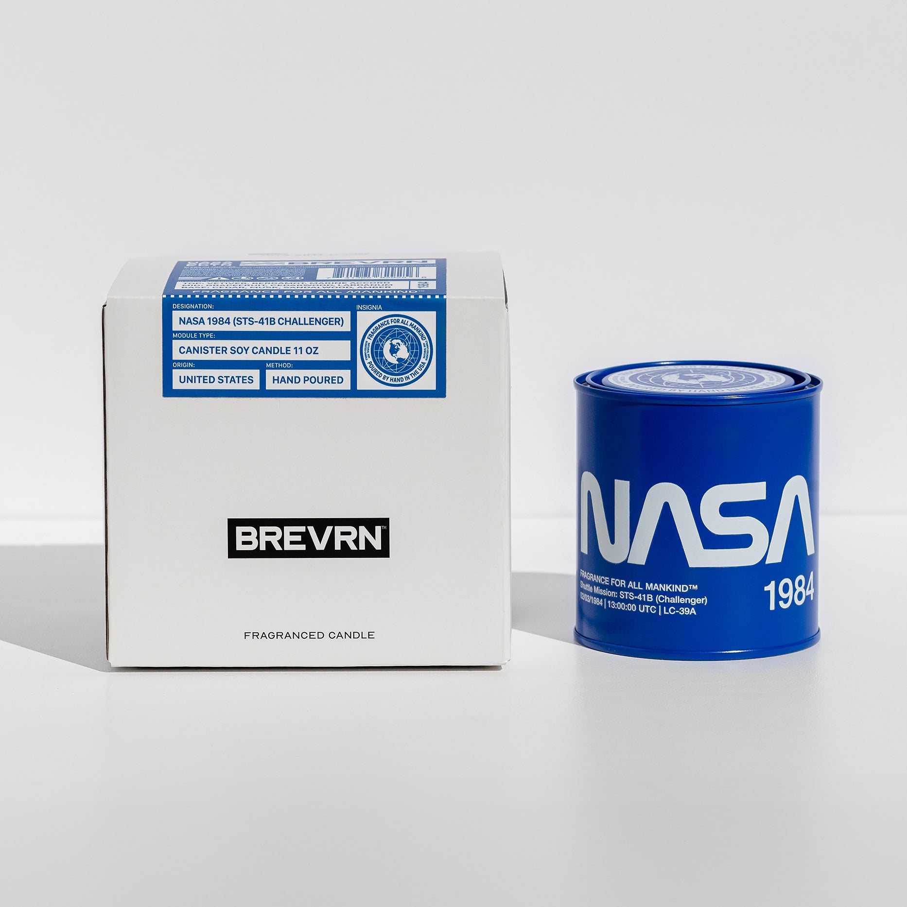 BREVRN NASA 1984 Candle in Gift Packaging – Perfect Space-Themed Gift for dad